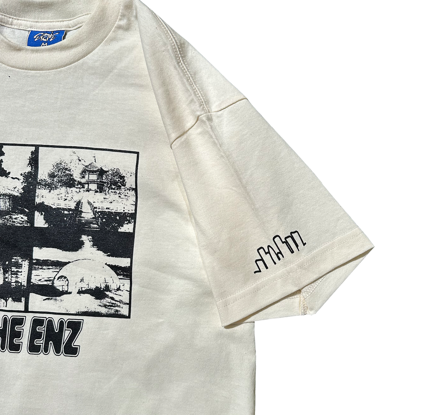 ENZ T SHIRT - CREAM