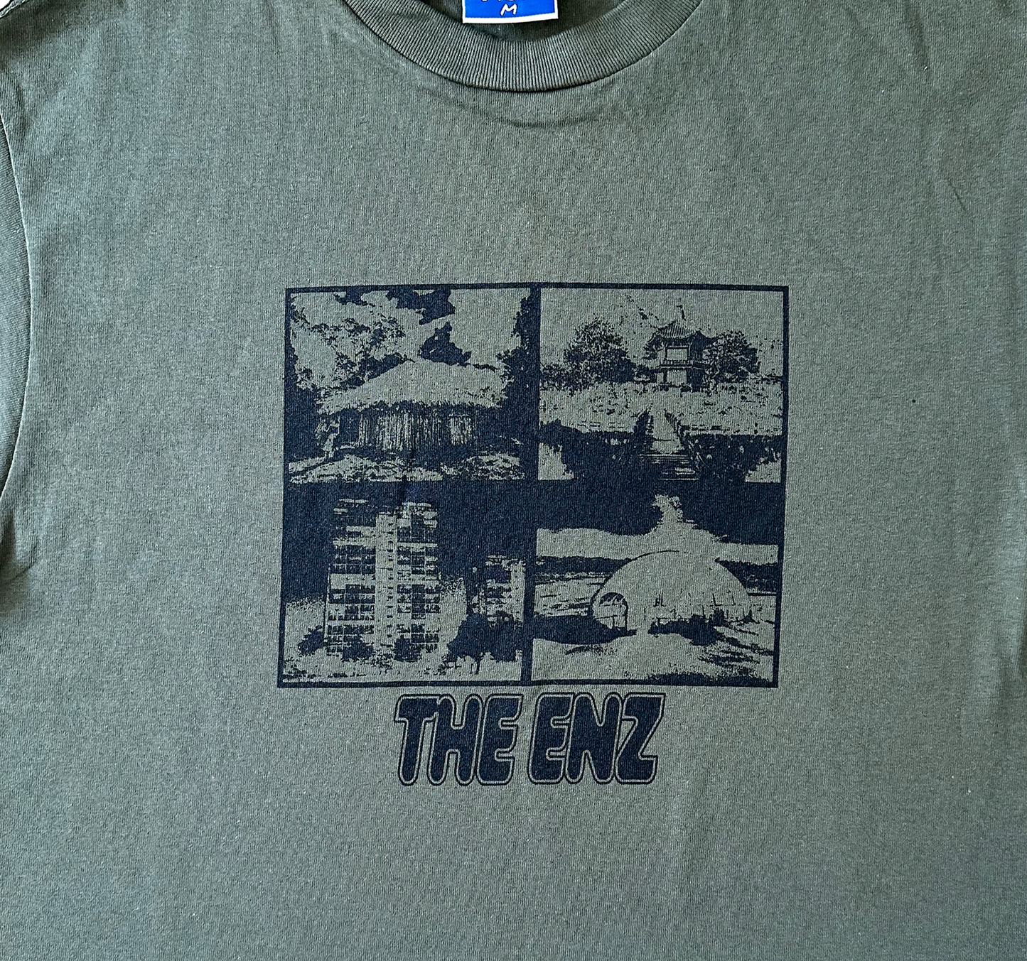 ENZ T SHIRT - MILITARY GREEN